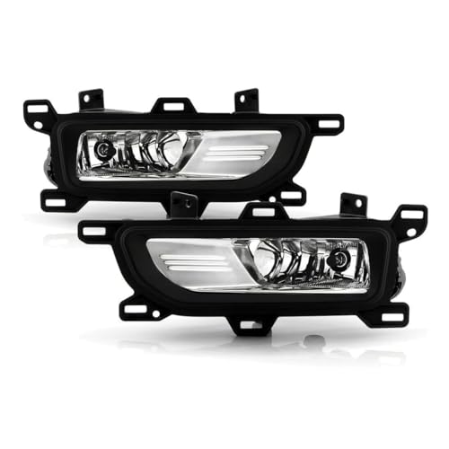 BURANIFUSION For 2020-2023 Nissan TITAN Bumper Fog Lights Driving Lamps w/Switch & Bulbs Set,Simple Installation,Fast delivery,Free Return and Exchange