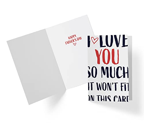 Karto Happy Father's Day Card, Fathers Day Card, Ideal Happy Fathers Day Card - Father's Day Card From Son Daughter This Much You #TOP1