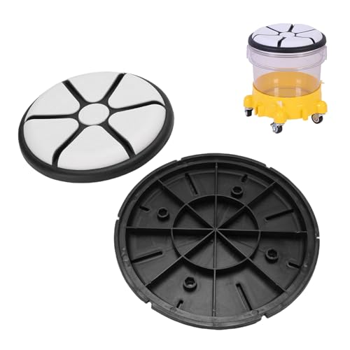 Cojín giratorio para taburete de lavado de coches Luqeeg con espuma desmontable de 360 grados 3