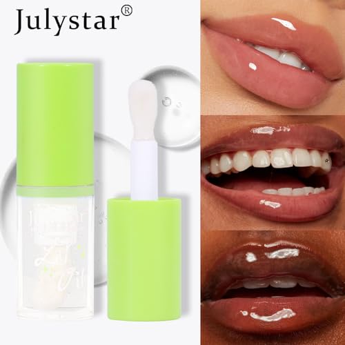 INTEROOKIE Beautiful makeup, long-lasting moisturizing, transparent water gloss lip oil, moisturizing and fruity lips, mirror shaped lip balm (5) - Image 4