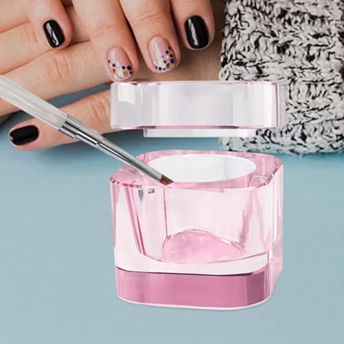 Nail art pot à acrylique rose pour sublimer vos manucures à la maison