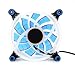 DollaTek Ventole LED per Computer Ventole per Raffreddamento Computer Ventilatore Ventilatore LED per Computer - Blu