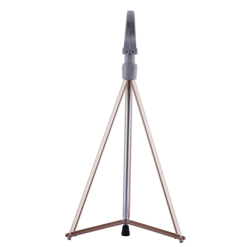 JWW Bastón con Asiento Plegable Silla Muletas Taburete, Muletas para Caminar Portátil con Estable Base De Trípode Patas, Ligero (Color : Gold)