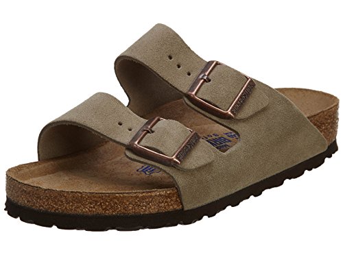 Birkenstock Arizona Soft Footbed Taupe Suede Regular Width - EU Size 37 / Women's US Size 6-6.5