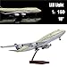24-Hours 18â€ 1:130 Airplane Model Saudi Arabia Boeing 747 Model Plane with LED Light(Touch or Sound Control) for Decoration or Gift