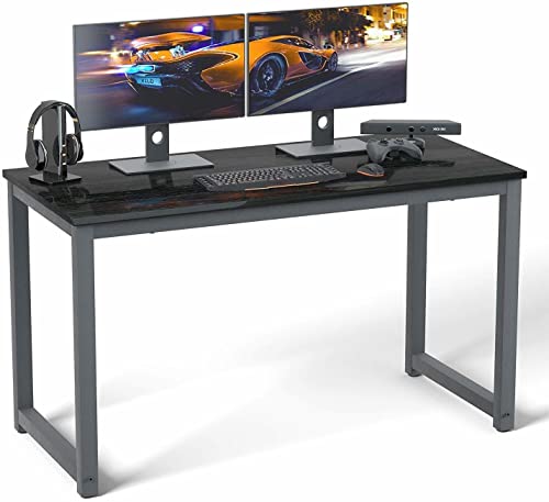 Image of Solid Sheesham Wood Top with Iron Frame Multipurpose Study Table | Office Study Desk for Study Room | Office | Living Room | Library | Finish Color - -Walnut Finish |