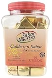 Generic Sabor Nuestro - Caldo con Sabor de Carne de Res - Beef Flavor Bouillon - 70 bouillon cubes
