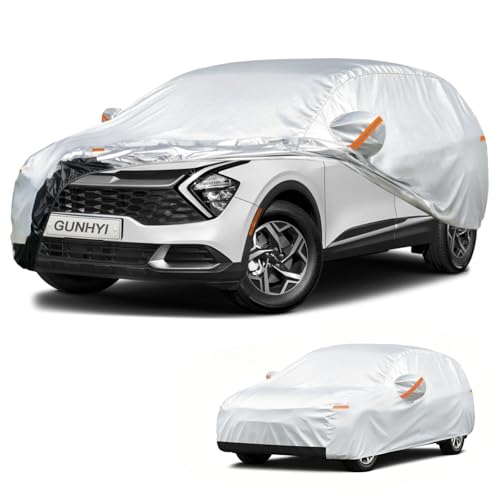 Image of GUNHYI Car Cover Custom Fit Kia Sportage (2010-2026) Waterproof for Automobiles, Oxford Sun Rain Dust Snow Protection (Ships from US Warehouse, Delivery 3-8 Days)