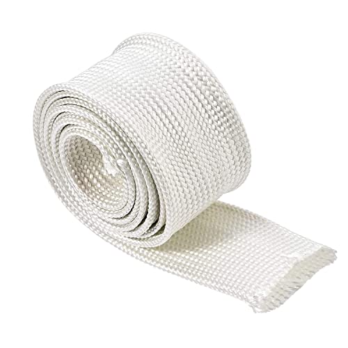 Abgasschlauch 25mm für Stromerzeuger 200CM für Notstromaggregat Abgasrohr Standheizung Isolierung Schlauch High TEMP Fiberglass Sleeving Für Heizungen Air-Klimaanlage (200)