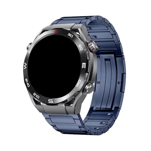 [PLYYQZM] 22mm �`�^�������X�g���b�v .Hua wei �ɍ��� Watch GT5Pro 46mm GT4 GT5 ���^���r�W�l�X�u���X���b�g�ɓK�p(Blue,For Ultimate)