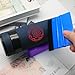 PHITUODA Silica Gel Cup Cradle with Built-in Slot, Small Tumbler Cup Stand, Sturdy Tumbler Cradle Holder for Vinyl Decals Application (Purple)