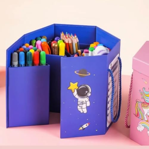 Image of Deluxe Drawing and Painting Art Set Crayon Color Set for Kids | Case Art & Craft Supplies | Great return Gift (83 Color**, 1)