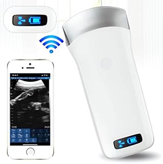 WiFi Wireless Portable Scanner Convex Array Probe 3.5Mhz 80 Elements Fit for iOS