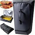BBQ Blanket for Resting Meat, Leak-Proof Insulated Meat Resting Bag, 270°Top Opening for Large Briskets, Turkey, Washable Smoker Accessories Gifts for Men, Christmas Stocking Stuffers for BBQ Lovers