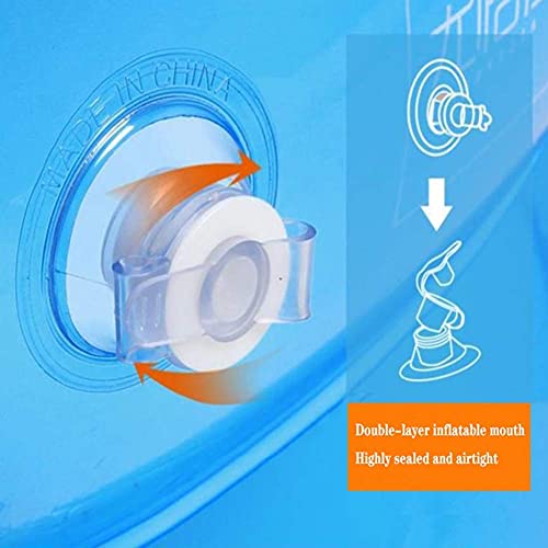 FHISD Aufblasbarer Pool Großer Garten rechteckiger aufblasbarer Familien-Planschbecken – Bild 5