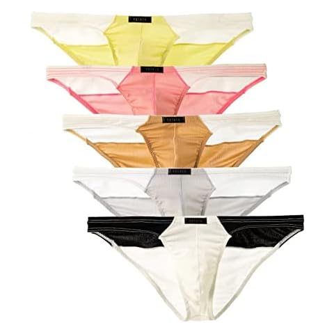 yuyangdpb Men's Supersoft Modal Briefs Low Rise Lightweight Underwear, B656-5p, Small Cover