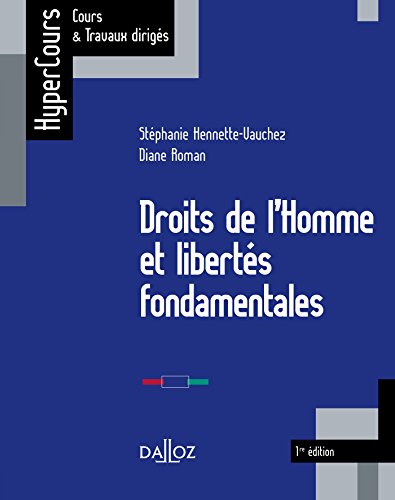 Télécharger Droits de l'Homme et libertés fondamentales - 1ère édition Francais PDF