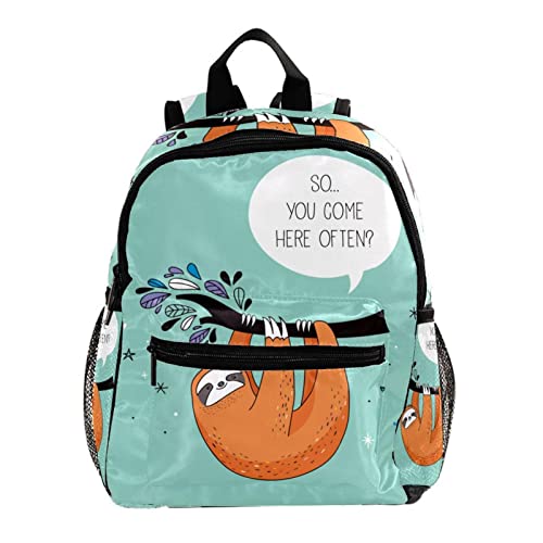 Sac à dos pour garçons et filles motif paresseux dessin animé cadeau anniversaire original