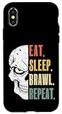 Eat Sleep Brawl Repeat Stars Gaming Gifts