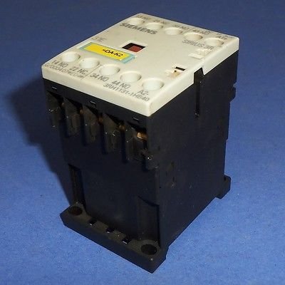 Siemens 3RH11 31-1HB40 Coupling Relay, Size S00, 35mm Standard Mounting ...