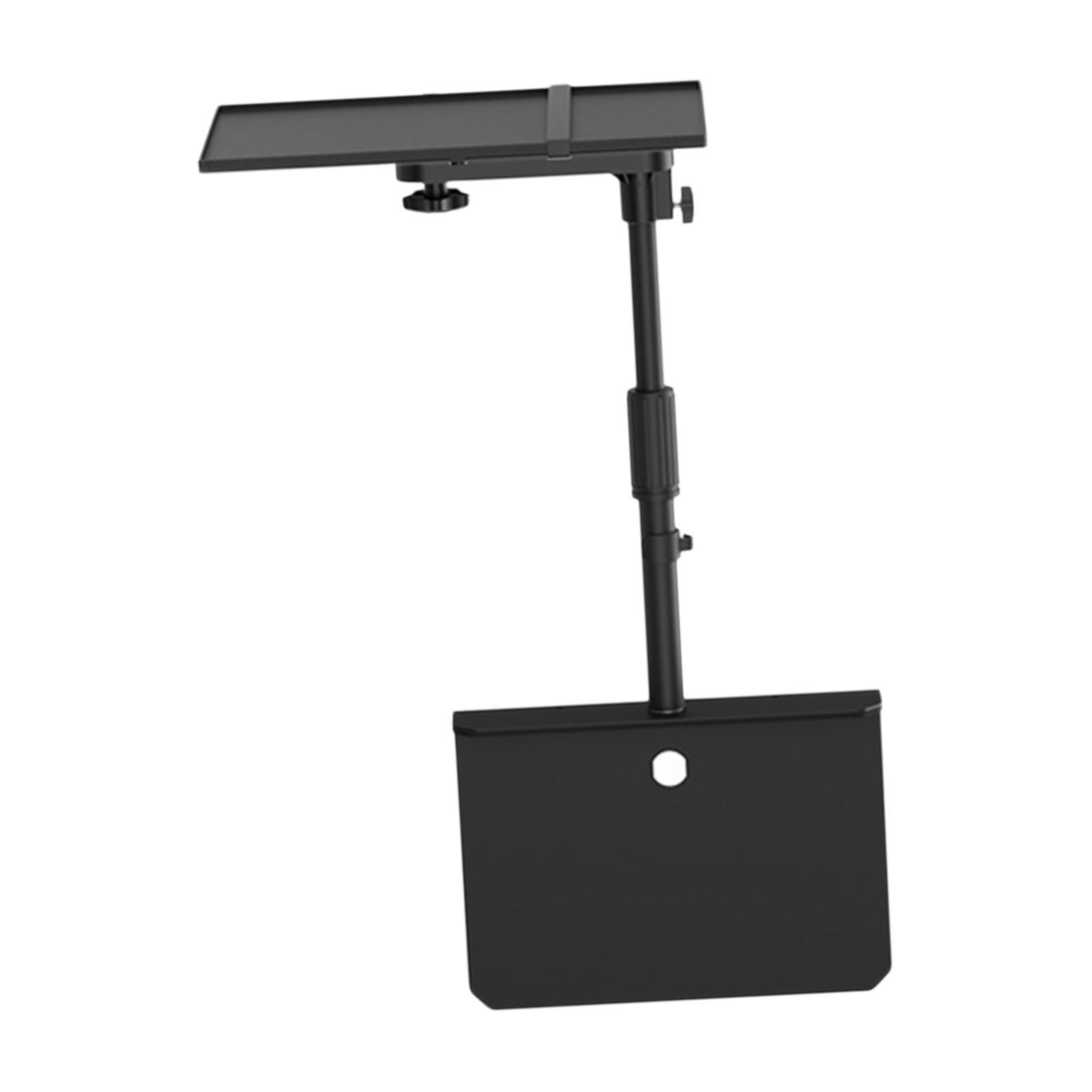 Soporte para proyector de cama con bandeja de Metal, soporte para proyector ajustable en altura Universal, Base montada para proyector para dormitorio
