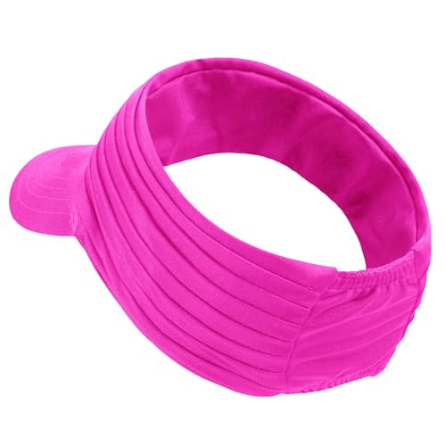 Image of Sports Sun Visor for Men Women UV Protection Lightweight Packable Stretchy Hats for Running, Tennis, Golf