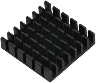 5PCS Heatsink Radiator Cooler Radiator 20x20x6MM Black Slot Heat Sink