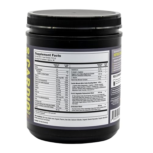 Cardio Miracle Nitric Oxide Supplement with Super Beets 60 Servings - Beet Root Powder with L-Arginine to Support Circulation, Blood Flow, Energy, Endurance, Stamina & Heart Health for Men and Women - Thumbnail 2