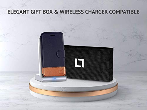 Lupa Iphone X Wallet Case-Slim & Lightweight Iphone X Flip Case With Credit Card Holder - Iphone 10 Wallet Case For Women & Men - Faux Leather Iphone Xs Purse Cases With Magnetic Closure – Desert Sky #TOP4