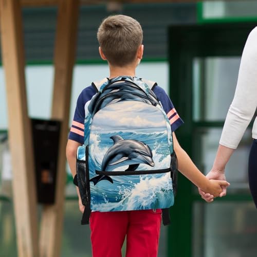 Sac à dos baleine grand volume contre le mal de dos ensemble cartable ado avec trousse - 6