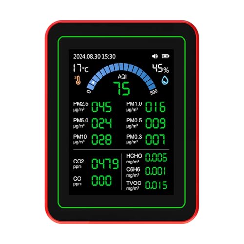 Jiawu CĩACem18 EN 1 CO2 HCHCY TVOC PM2.5f[^Xg[WeX^[