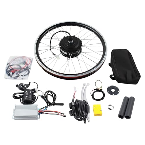 SMTYXS Kit De Conversión For Bicicleta Eléctrica 36 V Y 250 W con Motor Buje Sin Escobillas For Rueda Delantera 20' Controlador Pantalla LED For Neumáticos 20x1,75-2,125'