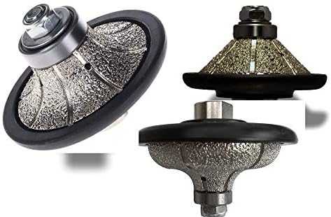 3/8" Bevel Bullnose Demi Bullnose 3/4" Ogee Bullnose Router Bit Profile Shaping Grinding Wheel for stone granite marble quartz travertine concrete tile counter top edge bullnose repair refinishing