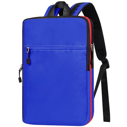 Sac à dos ordinateur portable cyan grid extensible L avec chargeur USB pour voyage et étudiant