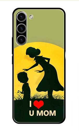 Image of Metal TPU Printed Back Cover for Samsung Galaxy S23 5G (Love U Mom) 360 Degree Protection | Camera Protection -25092024(AR)