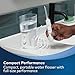 Waterpik Nano Plus Water Flosser For Teeth, Portable Electric Power, Compact For Travel and Home, 4 Flossing Tips, ADA Accepted, White WP-320