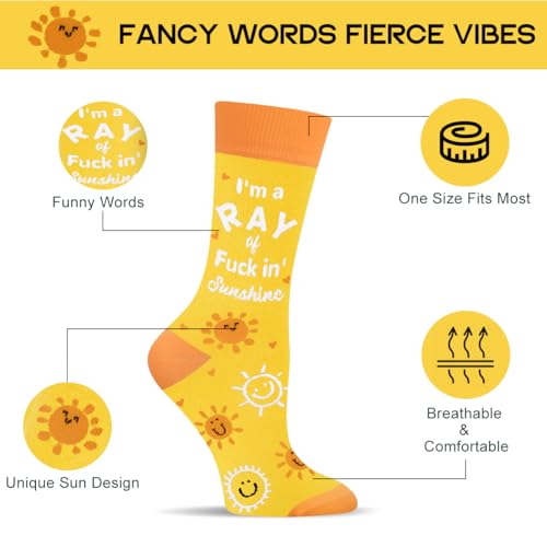 Image of Funny Socks for Women and Teenage Girls, Cute Crazy Unique Novelty Gifts