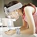 AMCAMI 6 PCS Spa Headband with Wrist Washband Face Wash Set,Skincare Makeup Headband and Wristband Towel Scrunchies for Washing Face, Sleepover Party Supplies for Girls(Gray)