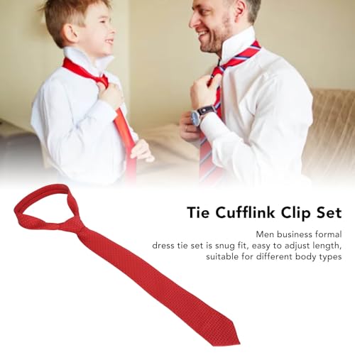 Set de corbata para hombre con tres piezas y caja de regalo miniatura 2
