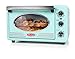 Nostalgia RTOV2AQ Large-Capacity 0.7-Cu. Ft. Capacity Multi-Functioning Retro Convection Toaster Oven, Fits 12 Slices of Bread and Two 12-Inch Pizzas, Built In Timer, Includes Baking Pan