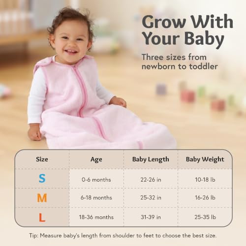 Image of Baby Deedee Sleep Nest Teddy - Sherpa Sleep Sack 2.5 TOG 18-36M Fuzzy Dino | Patented shoulder snaps and full-length zipper support easy dressing and diaper changes for cooler routines