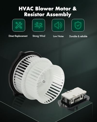 Image of SCITOO 700172 Front HVAC Heater Blower Motor and Resistor | for Scion for xA 2004-2006, for Scion for xB 2004-2006, for Toyota for Echo 2003-2005