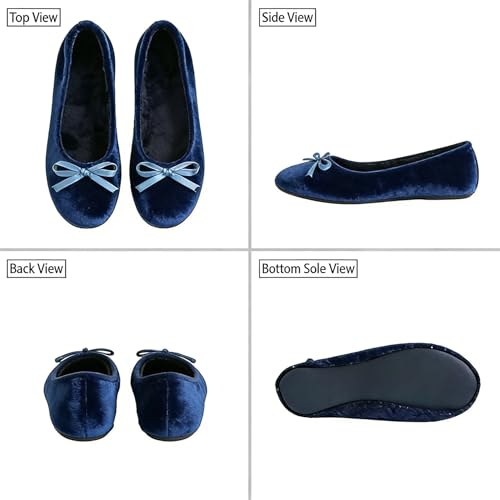 Image of Women's Foldable Ballet Flats - Portable Flat Shoes for Travel and Wedding that Fit in Your Purse
