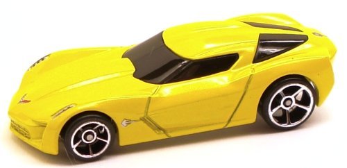 Hot Wheels 09 Corvette StingRay Concept (Yellow) 2010 miniatura 2
