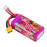 GAONENG GNB 4S 1050mAh 14.8V Drone LiPo Battery RC Air 160C 320C High Discharge C Rating Performance Original with XT60 Plug for Cinelog25 Quadcopter Freestyle Drone