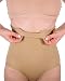 Women's Hi-waist Seamless Firm Control Tummy Slimming Shapewear Panties (X-Large, 1 Black, 1 Nude (2 pack))