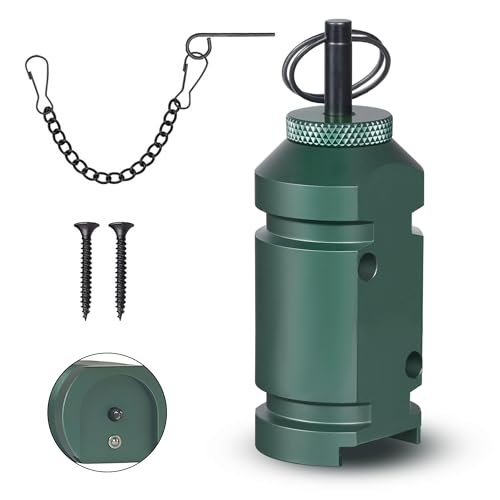 Perimeter Trip Alarm,12 Gauge Camping Trip Wire Alarm Device with 2pcs Screws,Early Warning Security System for Outdoor and Property Safety/Bear Deterrent -Dark Green (Adapter Not Included