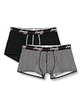  Sloggi for Men Start Hipster C2P Box Ropa Interior, Red-Dark Combination, 6 (Pack de 2) para Hombre