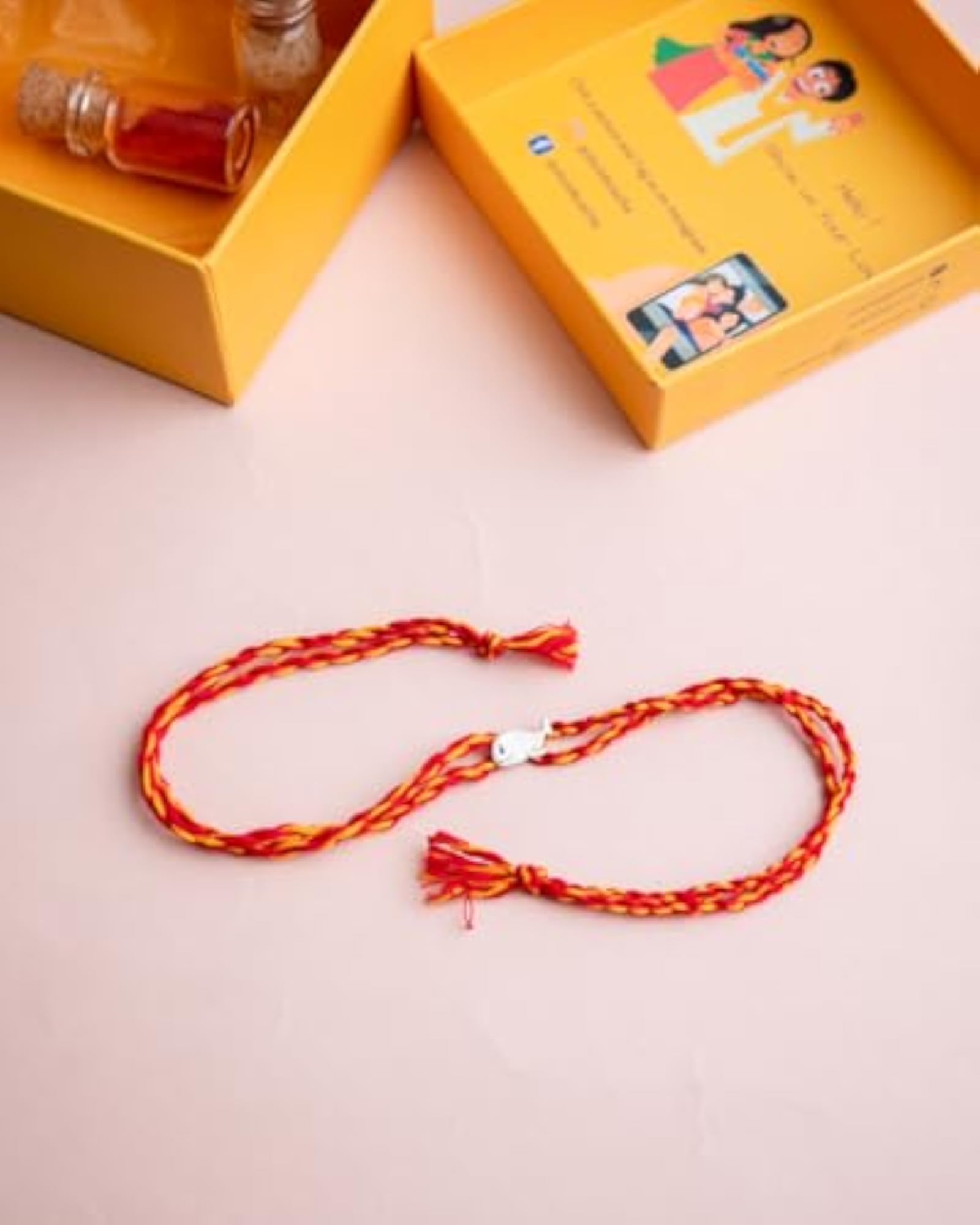 925 Sterling Silver Baby Shark Rakhi with Roli Chawal