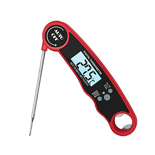 Termometro Cocina Termometro De Cocina Termómetro de Alimentos sonda Digital Azúcar termómetro Termómetro de Carne de Lectura instantánea Red